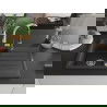 Mexen Bruno 1-compartment granite sink with a drip tray and kitchen mixer tap Elia, spotted black - 6513-76-670101-00