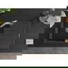 Mexen Bruno 1-compartment granite sink with a drip tray and kitchen mixer tap Elia, spotted black - 6513-76-670101-00