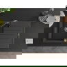 Mexen Bruno 1-compartment granite sink with a drip tray and kitchen mixer tap Elia, spotted black - 6513-76-670101-76
