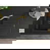 Mexen Bruno 1-compartment granite sink with a drip tray and kitchen mixer tap Elia, Black - 6513-77-670101-50-B