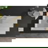 Mexen Cesar 1-compartment granite sink with a drip tray and kitchen mixer tap Elia, White - 6514-20-670101-50