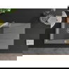 Mexen Cesar 1-compartment granite sink with a drip tray and kitchen mixer tap Elia, Grey - 6514-71-670101-00