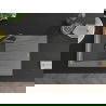 Mexen Cesar 1-compartment granite sink with a drip tray and kitchen mixer tap Elia, Grey - 6514-71-670101-70-B