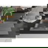 Mexen Cesar 1-bowl granite sink with drainer and Elia kitchen tap, grey - 6514-71-670101-71