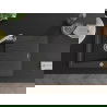Mexen Cesar 1-compartment granite sink with a drip tray and kitchen mixer tap Elia, spotted black - 6514-76-670101-00