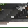 Mexen Cesar 1-compartment granite sink with a drip tray and kitchen mixer tap Elia, spotted black - 6514-76-670101-76