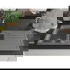 Mexen Andres 1.5-compartment granite sink with a drip tray and kitchen mixer tap Elia, Grey - 6515-71-670101-70