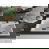 Mexen Tomas 2-compartment granite sink with a kitchen mixer tap Elia, White - 6516-20-670101-70