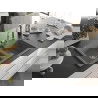 Mexen Tomas 2-compartment granite sink with a kitchen mixer tap Elia, Grey - 6516-71-670101-00