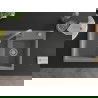 Mexen Tomas 2-compartment granite sink with a kitchen mixer tap Elia, Grey - 6516-71-670101-71