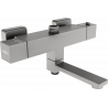 Mexen Cube Thermostatic Bath-Shower Mixer Tap, Graphite - 77910-66
