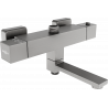 Mexen Cube thermostatic bathtub-shower faucet, brushed gun gray - 77910-66