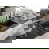 Mexen Tomas 2-compartment granite sink with a kitchen mixer tap Elia, Black - 6516-77-670101-00