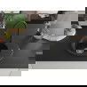 Mexen Kevin 1-compartment granite sink with a drip tray and kitchen mixer tap Elia, Black - 6517-77-670101-70