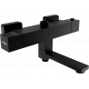 Mexen Cube thermostatic bath-shower faucet, black - 77910-70