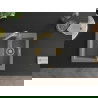 Mexen Carlos 1,5-compartment granite sink with a kitchen mixer tap Elia, Grey - 6518-71-670101-50