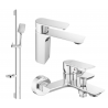 Mexen Alexa DS62 bath set, chrome - 71203DS62-00