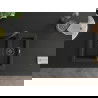 Mexen Carlos 1,5-compartment granite sink with a kitchen mixer tap Elia, Black/Gold metallic - 6518-75-670101-70-B
