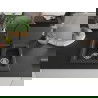 Mexen Carlos 1,5-compartment granite sink with a kitchen mixer tap Elia, spotted black - 6518-76-670101-70