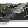 Mexen Carlos 1,5-compartment granite sink with a kitchen mixer tap Elia, Black - 6518-77-670101-00