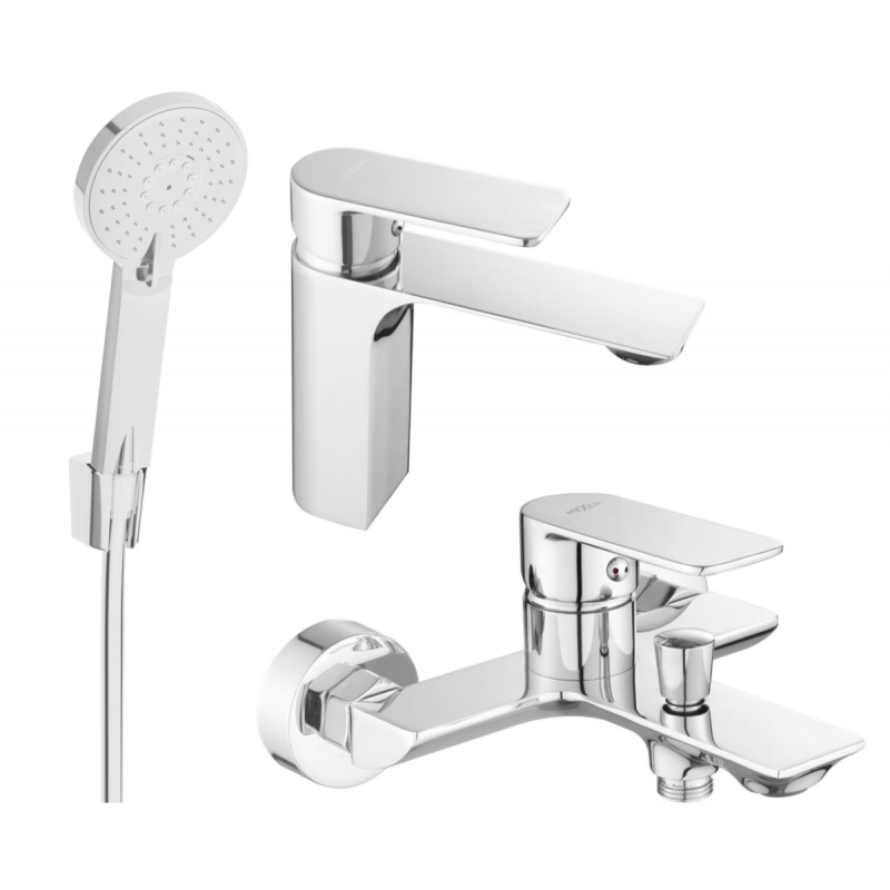 Mexen Alexa R40 bath set, chrome - 71203R40-00