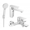 Mexen Alexa R40 bath set, chrome - 71203R40-00