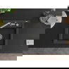 Mexen Vito 1-bowl granite sink with Flora kitchen tap, black speckled - 6503-76-670401-00