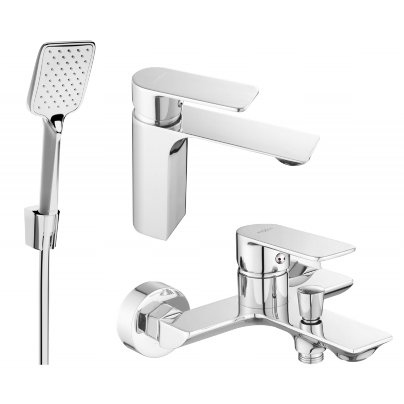 Mexen Alexa R62 bathtub set, Chrome - 71203R62-00