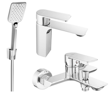 Mexen Alexa R62 bathtub set, Chrome - 71203R62-00