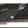 Mexen Leo 1-compartment granite sink with a drip tray and kitchen mixer tap Duo, spotted black - 6501-76-671701-07-B