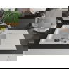 Mexen Matias 1.5-compartment granite sink with a drip tray and kitchen mixer tap Duo, White - 6502-20-671701-07-B