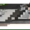 Mexen Matias 1.5-compartment granite sink with a drip tray and kitchen mixer tap Duo, White - 6502-20-671701-07-B