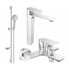 Mexen Alexa DS40 bathtub set, Chrome - 71213DS40-00