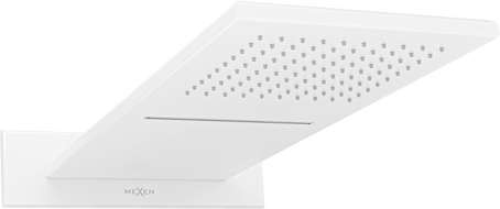Mexen Waterfall slim rainmaker 50 x 22 cm, White - 79190-20