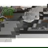 Mexen Matias 1.5-compartment granite sink with a drip tray and kitchen mixer tap Duo, Grey - 6502-71-671701-07