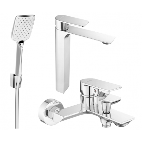 Mexen Alexa R62 Bath Set, Chrome - 71213R62-00