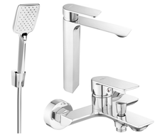 Mexen Alexa R62 bathtub set, Chrome - 71213R62-00