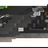 Mexen Matias 1.5-compartment granite sink with a drip tray and kitchen mixer tap Duo, Spotted black - 6502-76-671701-07