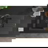 Mexen Matias 1.5-compartment granite sink with a drip tray and kitchen mixer tap Duo, Spotted black - 6502-76-671701-70-B