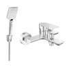Mexen Alexa R62 bath mixer tap with shower set, chrome - 7123R62-00