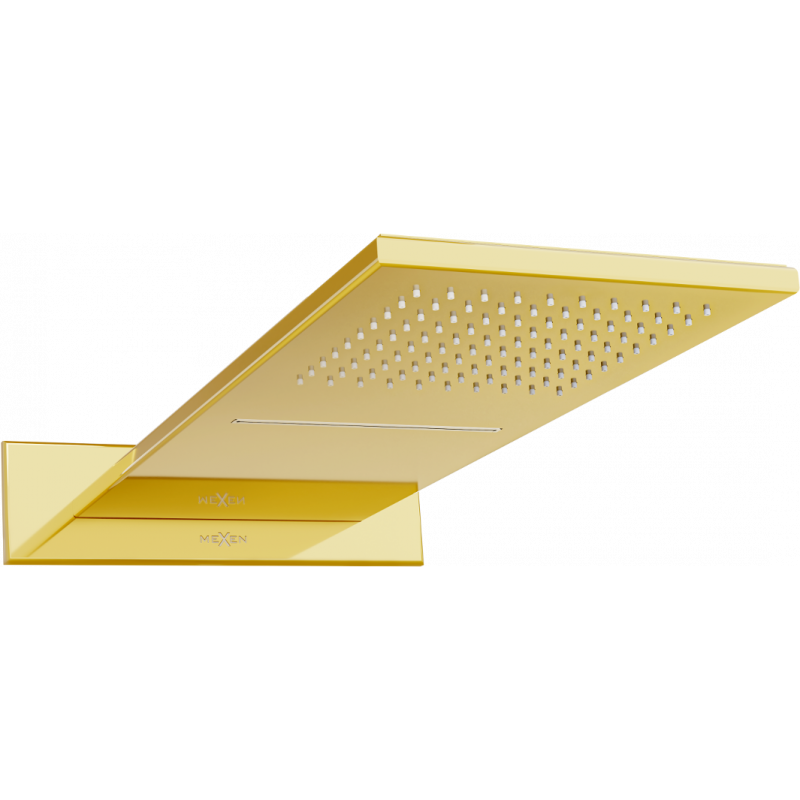 Mexen Waterfall slim showerhead 50 x 22 cm, gold - 79190-50