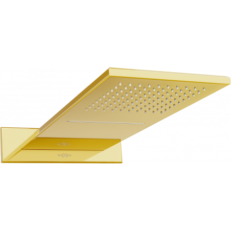 Mexen Waterfall slim showerhead 50 x 22 cm, gold - 79190-50