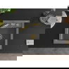 Mexen Vito 1-compartment granite sink with a kitchen mixer tap Duo, grey - 6503-71-671701-57-G