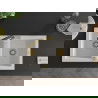 Mexen Mario 2-compartment granite sink with a kitchen mixer tap Duo, white - 6504-20-671701-57-G