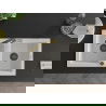 Mexen Mario 2-compartment granite sink with a kitchen mixer tap Duo, white - 6504-20-671701-57-B