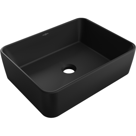 Mexen Catia countertop washbasin 48 x 37 cm, Black matt - 21314885