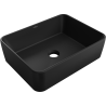 Mexen Catia countertop washbasin 48 x 37 cm, matte black - 21314885