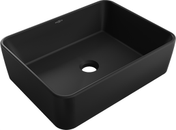 Mexen Catia countertop washbasin 48 x 37 cm, Black matt - 21314885