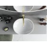 Mexen Viki countertop washbasin 48 x 35 cm, white/gold scale pattern - 21054808