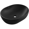 Mexen Viki countertop washbasin 48 x 35 cm, black matt - 21054885
